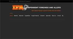 Desktop Screenshot of independentforgings.com